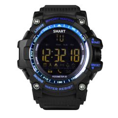  Đồng hồ thể thao thông minh EX16 Blue - Bluetooth 4.0, chống nước IP67, pin siêu lâu 8 tháng 
