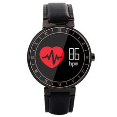  L8 Smart Band Leather Trap Black – Màn hình OLED 0,95 inch, IP67, Theo dõi sức khỏe 