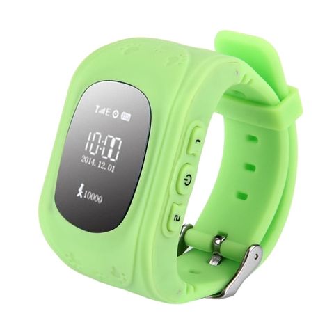 Q50 GPS Tracker Green – Đồng hồ trẻ em thông minh, SIM, SOS, định vị GPS