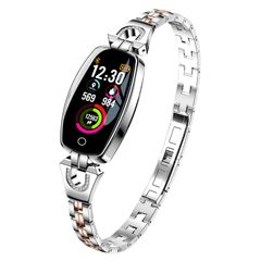  Đồng hồ thông minh H8 Silver – Màn hình màu 0.96 inch, IP67, Theo dõi sức khỏe 