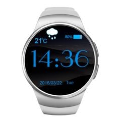  Đồng hồ thông minh KW18 1,3 inch IPS LCD Silver – Bluetooth, Theo dõi Sức Khỏe 