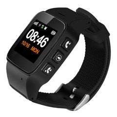  Đồng hồ thông minh D99+ Black OLED 0,96 inch, định vị GPS & SOS, cho người cao tuổi 
