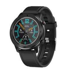  DT78 C23 Black Silicone – Đồng hồ thể thao thông minh Full Circle 1.3 inch, cảm ứng toàn màn, chống nước IP68 