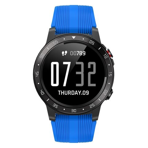 SMA-M5 1.3 inch IPS Blue – Đồng hồ thể thao chống nước GPS, Nhịp tim, Huyết áp