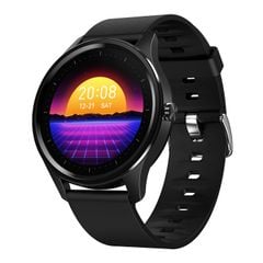  Đồng hồ thông minh DT55 1.3 inch Black Silicone – Màn hình luôn bật, Theo dõi sức khỏe 