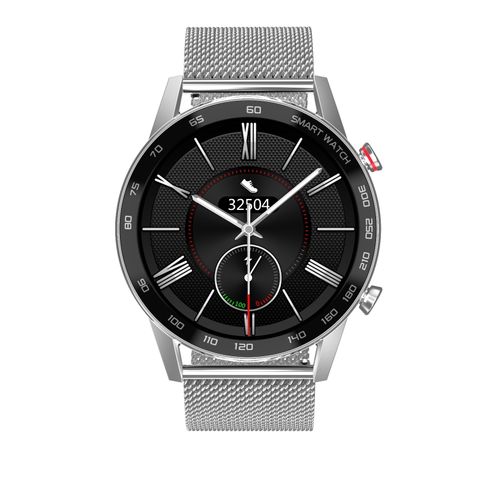 DT95 Smartwatch 1,3 inch Metal Strap  – Màn hình tròn màu, IP68, đo nhịp tim & huyết áp