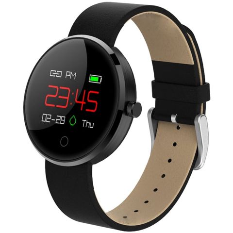 DOMINO DM78 Black – Vòng đeo tay OLED 0,95 inch, nhịp tim & huyết áp