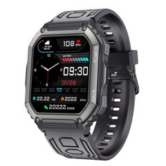  KR06 Black - Đồng hồ thông minh thể thao KR06 Pedometer chống nước 