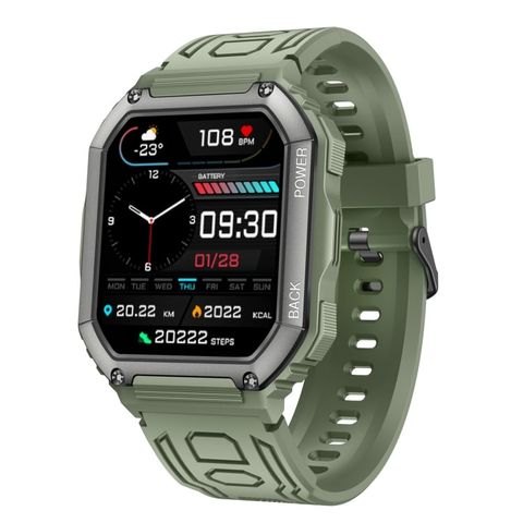 KR06 Green - Đồng hồ thông minh thể thao KR06 Pedometer chống nước