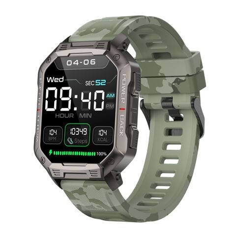 Đồng hồ thông minh HAMTOD NX3 Green – 1.83 inch, Bluetooth, đo nhịp tim