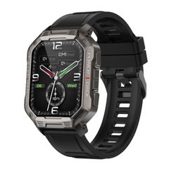  Đồng hồ thông minh HAMTOD NX3 Black – 1.83 inch, Bluetooth, đo nhịp tim 