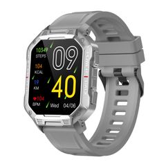  Đồng hồ thông minh HAMTOD NX3 Grey – 1.83 inch, Bluetooth, đo nhịp tim 