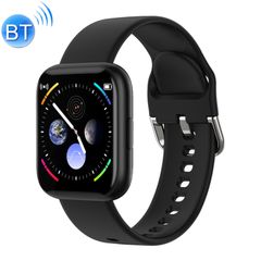 Đồng hồ thông minh P6 Black Silicone – Full Touch 1.4 inch, theo dõi sức khỏe, IP67 