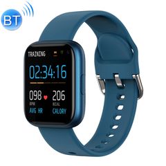  Đồng hồ thông minh P6 Blue Silicone – Full Touch 1.4 inch, theo dõi sức khỏe, IP67 