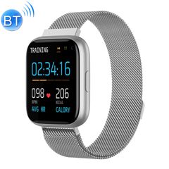  Đồng hồ thông minh P6 1.4 inch Steel Silver - Full Touch chống nước IP67, theo dõi sức khỏe 