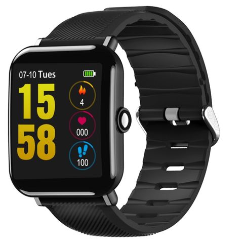 OUKITEL W2 Smartwatch Black – Màn hình IPS 1,3 inch, Bluetooth, Fitness Tracker