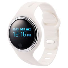  Vòng đeo tay thông minh E07 White – Chống nước, Theo dõi sức khỏe, GPS 