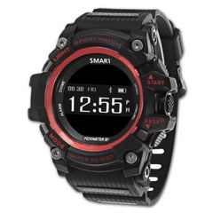  Zeblaze MUSCLE HR Red – Đồng hồ thông minh Bluetooth 0,96 inch, theo dõi sức khỏe toàn diện 
