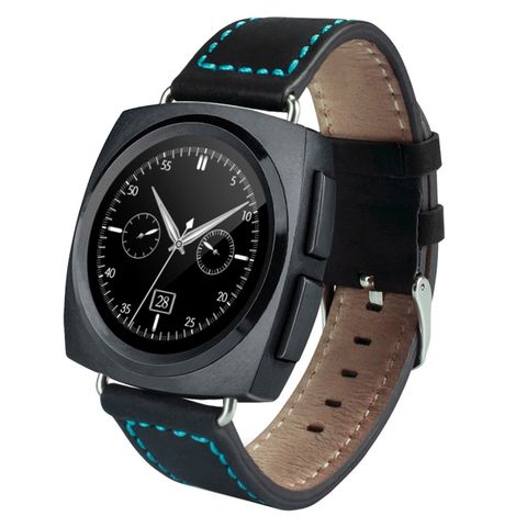 Đồng hồ thông minh A11 Black – Bluetooth, dây da, theo dõi nhịp tim & bước đi