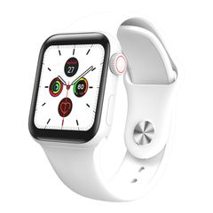  Đồng hồ thông minh W58 Pro White - 1.3 inch, theo dõi nhiệt độ & miễn dịch 