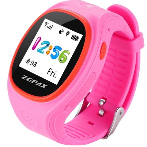 ZGPAX S866A Pink  – Đồng hồ thông minh trẻ em GPS, thẻ SIM, gọi thoại HD