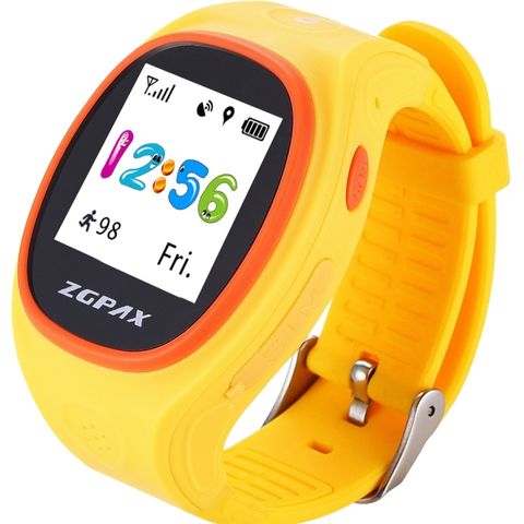 ZGPAX S866A Yellow – Đồng hồ thông minh trẻ em GPS, thẻ SIM, gọi thoại HD