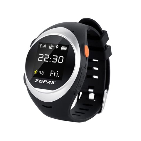 ZGPAX S888A Silver - 1.22 inch IPS Smartwatch WiFi GPS, Hỗ trợ SIM & 2G