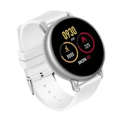  S666 Smartwatch 1,22 inch White – IP67, đo nhịp tim, Bluetooth, dây silicone 
