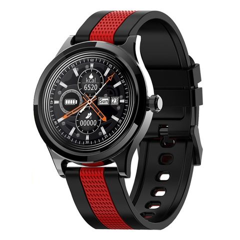 ĐỒNG HỒ THÔNG MINH E6 Red – MÀN HÌNH TRÒN 1.28 INCH, CHỐNG NƯỚC 50M, THEO DÕI SỨC KHỎE LIÊN TỤC