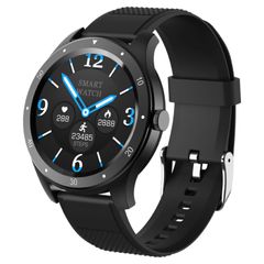  S6 1.3 inch Black – Đồng hồ thông minh IPS cảm ứng, theo dõi nhịp tim & huyết áp 