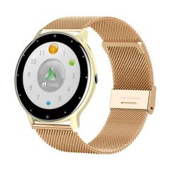  Đồng hồ thông minh ZL02D Gold - dây thép chống nước ZL02D 1,28 inch IP67 Hỗ trợ theo dõi nhịp tim 