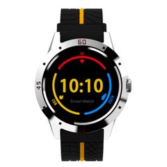  Đồng hồ thông minh N6 Silicone Watch Strap/Yellow - Màn hình TFT 1.3 inch – Theo dõi sức khỏe, giấc ngủ và nhịp tim 
