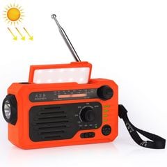  KK-228 Đỏ – Máy phát điện cầm tay năng lượng mặt trời đa chức năng, radio khẩn cấp ngoài trời 