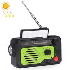  KK-228 Đen – Máy phát điện cầm tay năng lượng mặt trời đa chức năng, radio khẩn cấp ngoài trời 