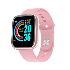  Đồng hồ thông minh Y68 PINK – Màn hình IPS 1,3 inch, nhịp tim, IP67 