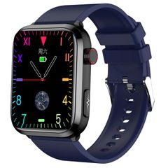  ET210 Blue – Đồng hồ thông minh màn hình IPS 1.39 inch, IP67, ECG & đa thể thao 