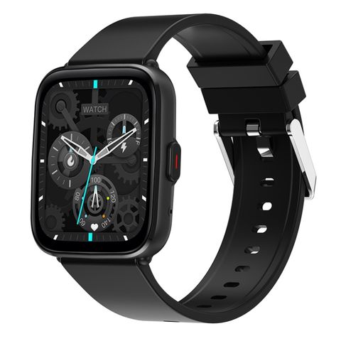 G12 Black – Đồng hồ thông minh màn hình IPS 1.7 inch, giám sát nhiệt độ & cuộc gọi Bluetooth