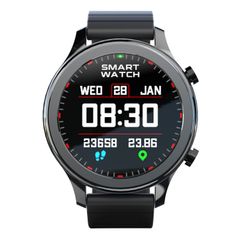  LOKMAT TIME 1,28 inch Black – Đồng hồ thông minh IP67, Nhịp tim, Huyết áp 