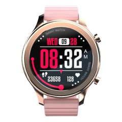  LOKMAT TIME 1,28 inch Pink – Đồng hồ thông minh IP67, Nhịp tim, Huyết áp 