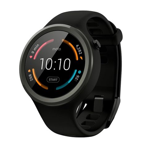 Motorola Moto 360 Sport Black – Đồng hồ thông minh Bluetooth, Nhịp tim & GPS
