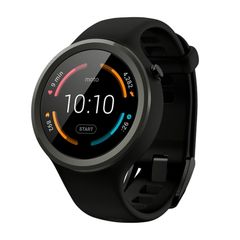  Motorola Moto 360 Sport Black – Đồng hồ thông minh Bluetooth, Nhịp tim & GPS 