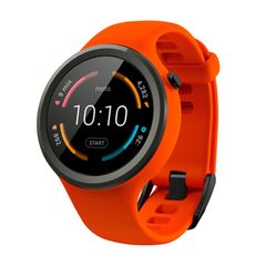  Motorola Moto 360 Sport Orange – Đồng hồ thông minh Bluetooth, Nhịp tim & GPS 