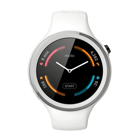 Motorola Moto 360 Sport White – Đồng hồ thông minh Bluetooth, Nhịp tim & GPS