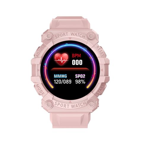 FD68S 1,44 inch Pink -  Roud Screen Sport Watch, hỗ trợ nhịp tim / chế độ đa thể thao