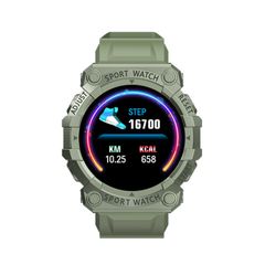  FD68S 1,44 inch Green -  Roud Screen Sport Watch, hỗ trợ nhịp tim / chế độ đa thể thao 