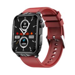  TK11P Pro Red – Đồng hồ thông minh 1.83 inch, ECG, theo dõi đường huyết & trị liệu xung 