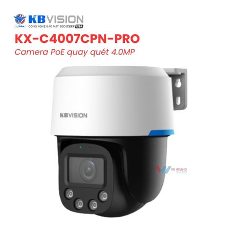 Camera PTZ KBVISION KX-C4007CPN-PRO | 4MP Quay Quét AI Chính Hãng