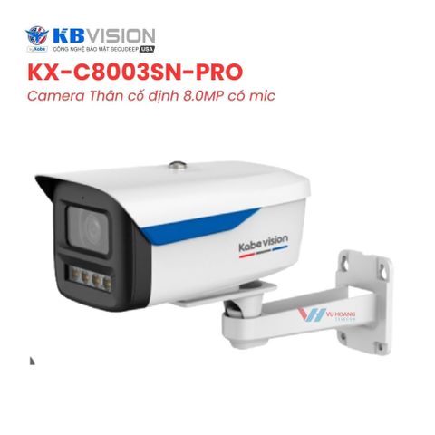 Camera IP KBVISION KX-C8003SN-PRO | 8MP 4K Chuyên Nghiệp Chính Hãng