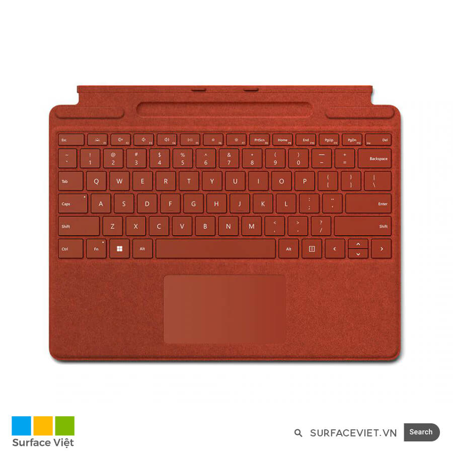 Ảnh minh họa Phím Alcantara Surface Pro 9/Pro 8/Pro X Signature – Brand New (Có khe sạc bút) 2