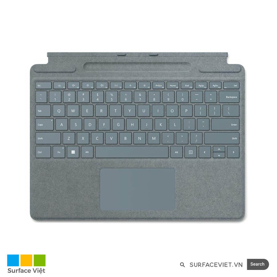Ảnh minh họa Phím Alcantara Surface Pro 9/Pro 8/Pro X Signature – Brand New (Có khe sạc bút) 3